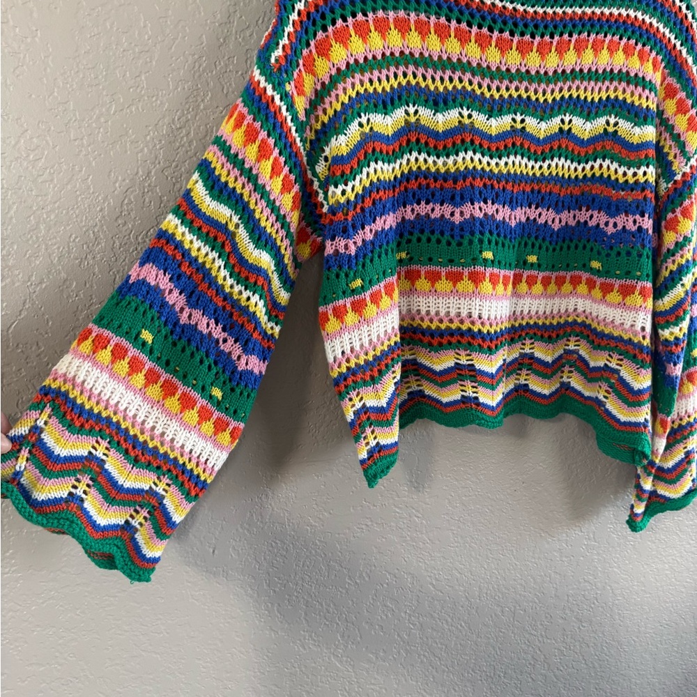 Colorful Striped Sweater - Picture 2 of 3